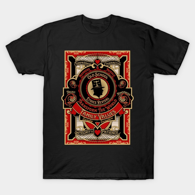 Old School Ethics Revival T-Shirt by Orange Otter Designs